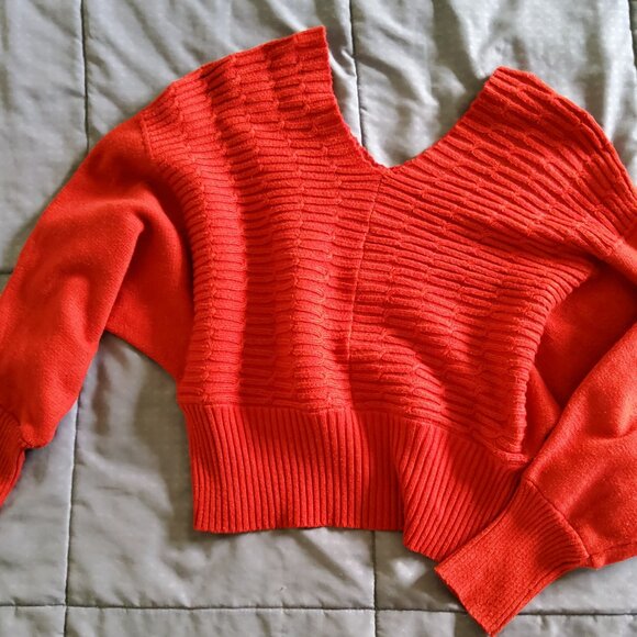 Vintage Boutique Cropped Oversized knit loose fit Cozy Bohemian Chunky Sweater - Picture 7 of 16